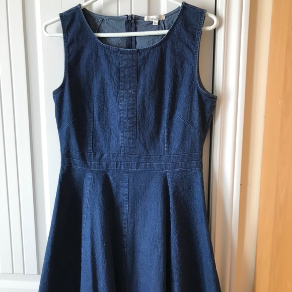 Amalia Dresses & Skirts - Denim fit and flare dress